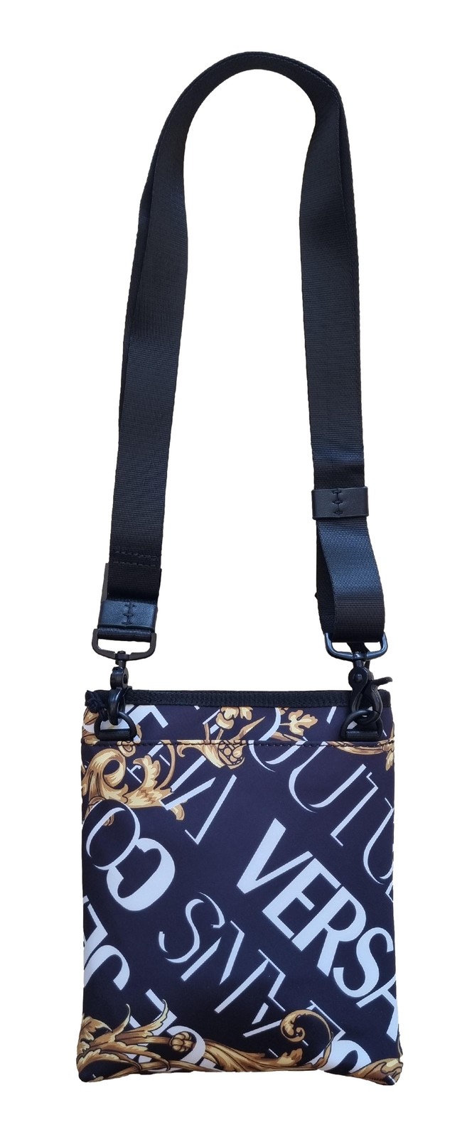 VERSACE JEANS COUTURE men’s 73YA4BF3 black-gold shoulder bag