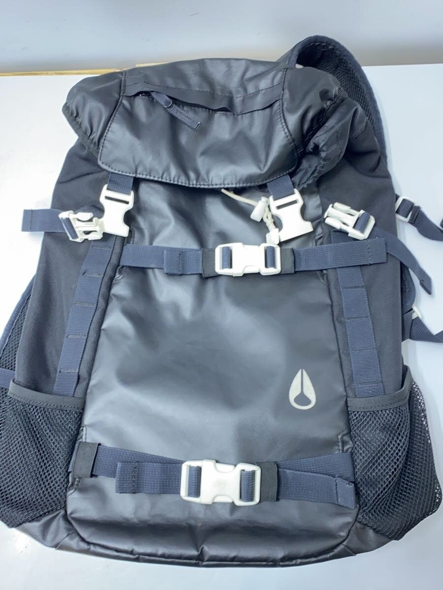 NIXON Backpack, Polyester, Black, Solid Color