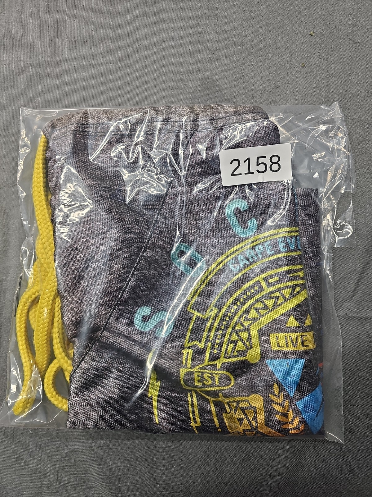 Buckle Drawstring Backpack “Society Of The Sun”