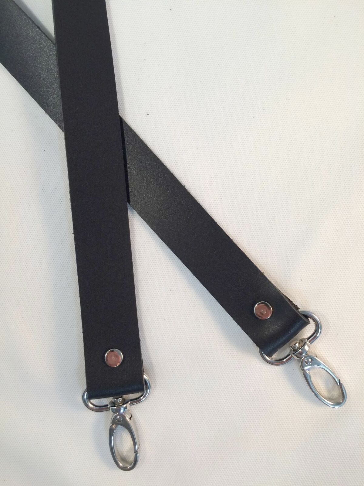 1″ Wide Quality Leather Replacement Handle Purse Bag Strap 4 Lengths 3 Colors