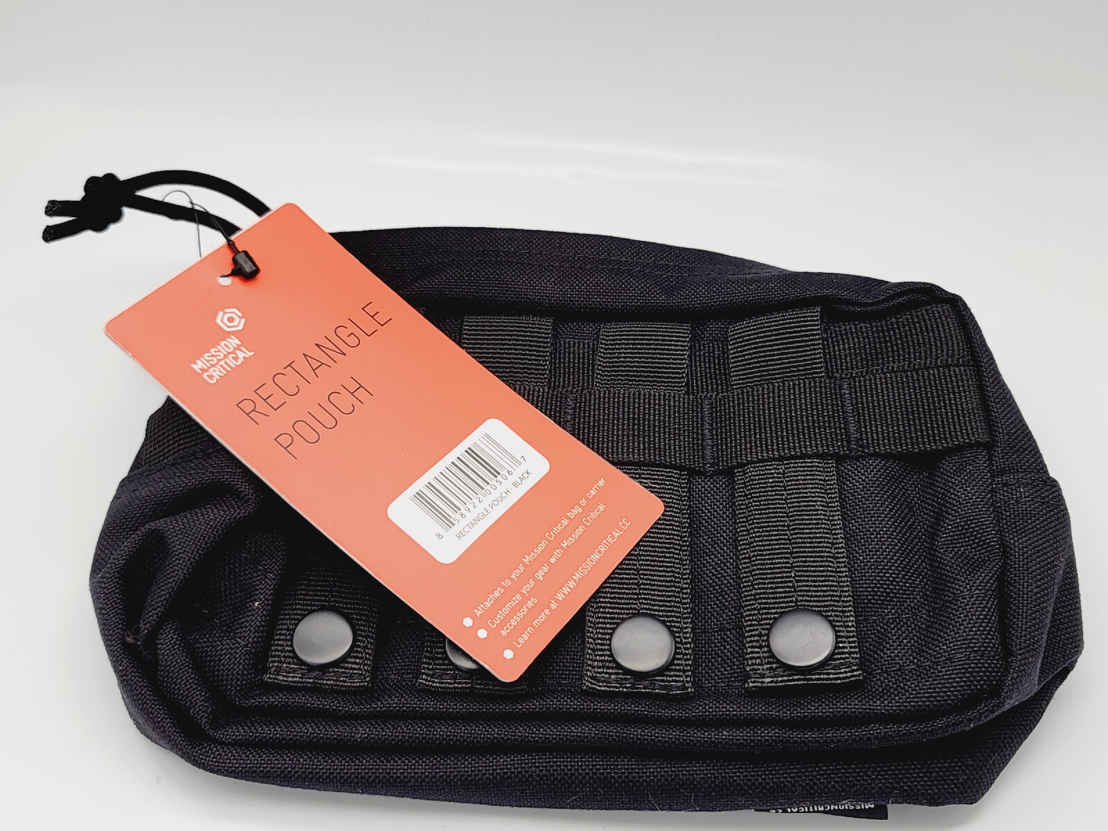 Mission Critical Rectangle Pouch-Black