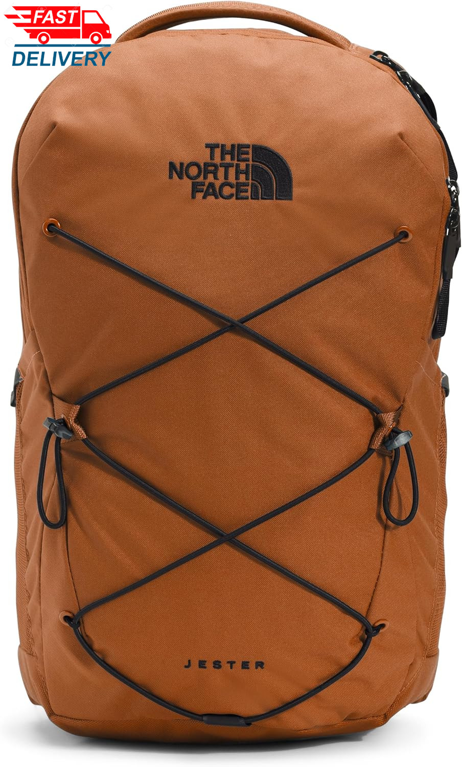 Jester Everyday Laptop Backpack, 16″ Laptop Sleeve, Leather Brown/Tnf Black-Npf