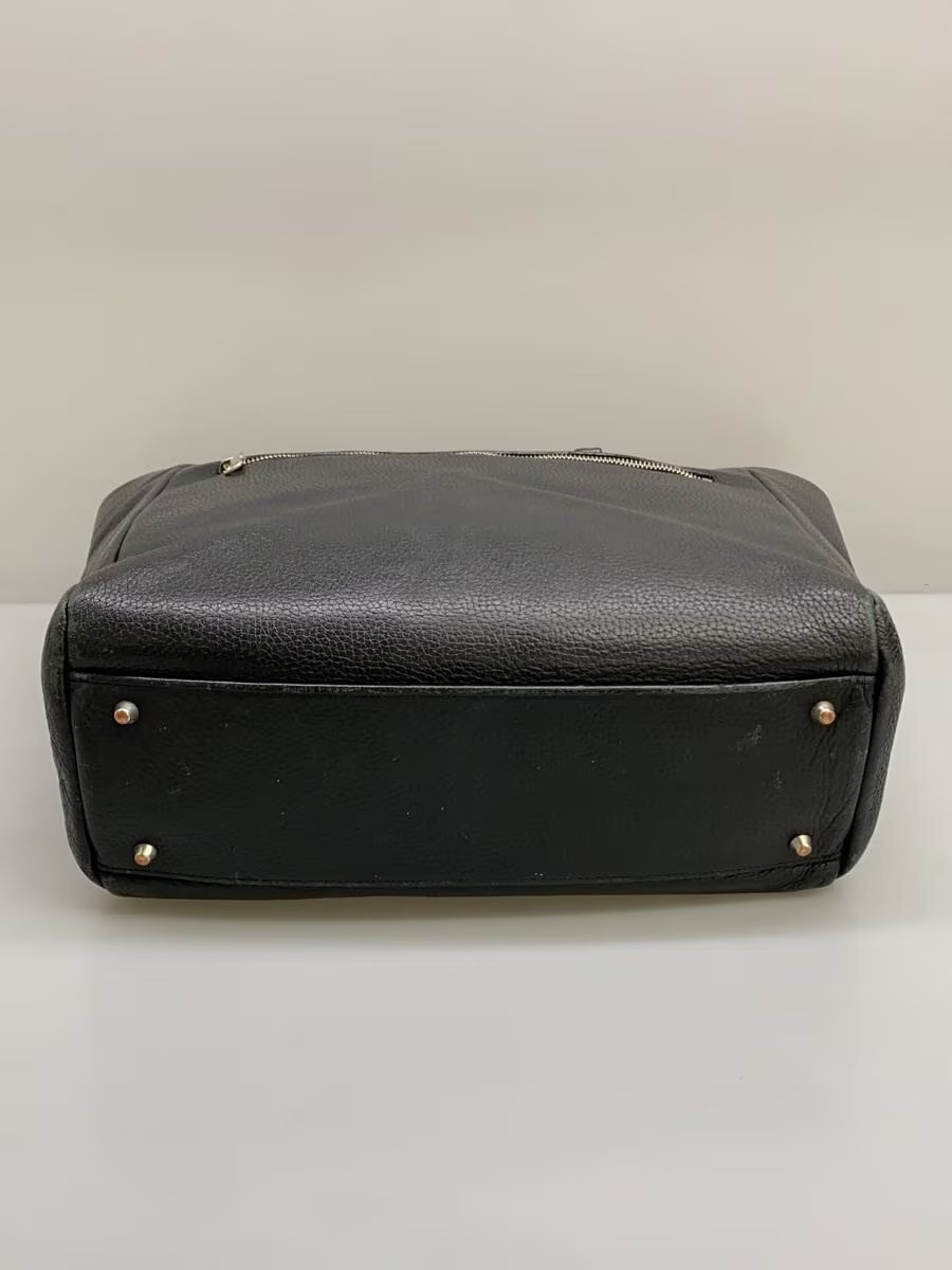 UNITED ARROWS UADB Leather Zip Tote Bag BLK 805091