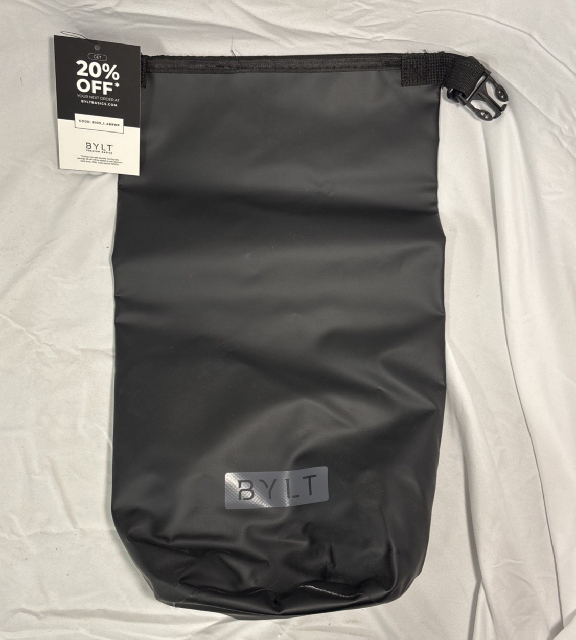 NEW Black Waterproof Bag for Gym/Camping/Hiking BYLT