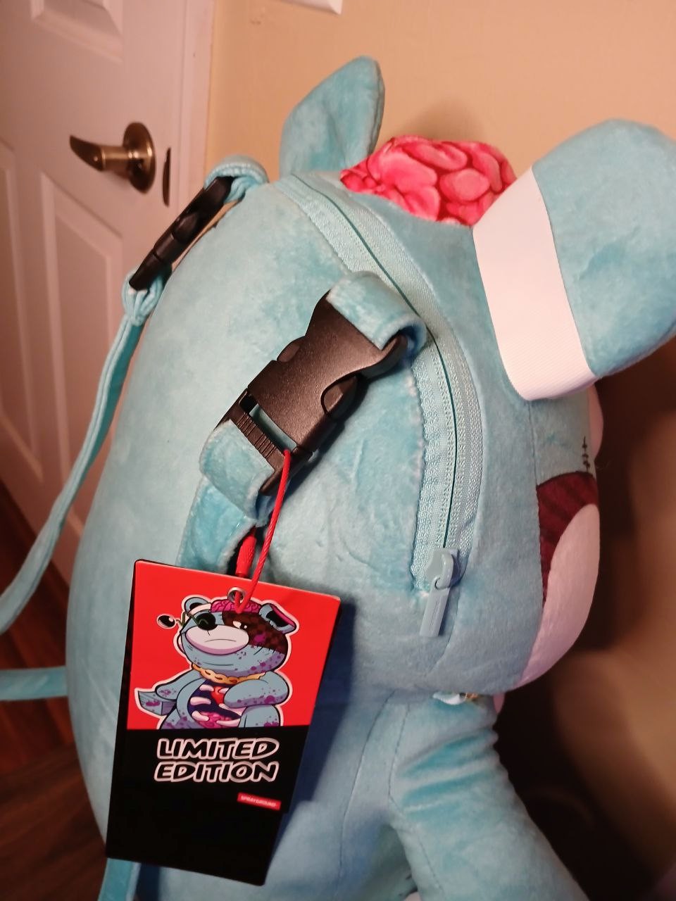 Sprayground Zombie Bear Plush Backpack “Night of the Living Bear”