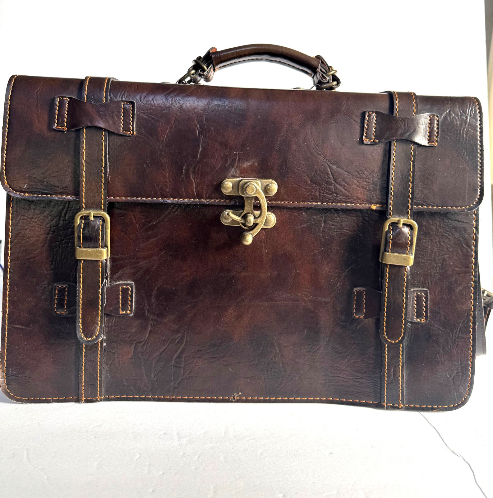 Premium leather work Bag, Lifetime durability, Smart organization, clasic