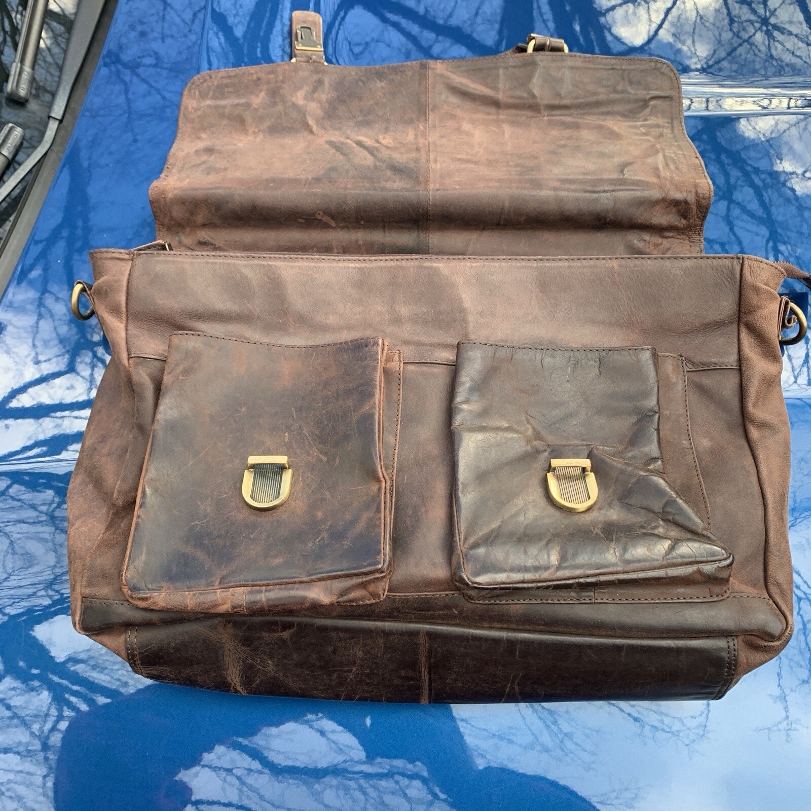 Ahmed Tannery Leather Messenger Bag Fine Leather Kolkata India