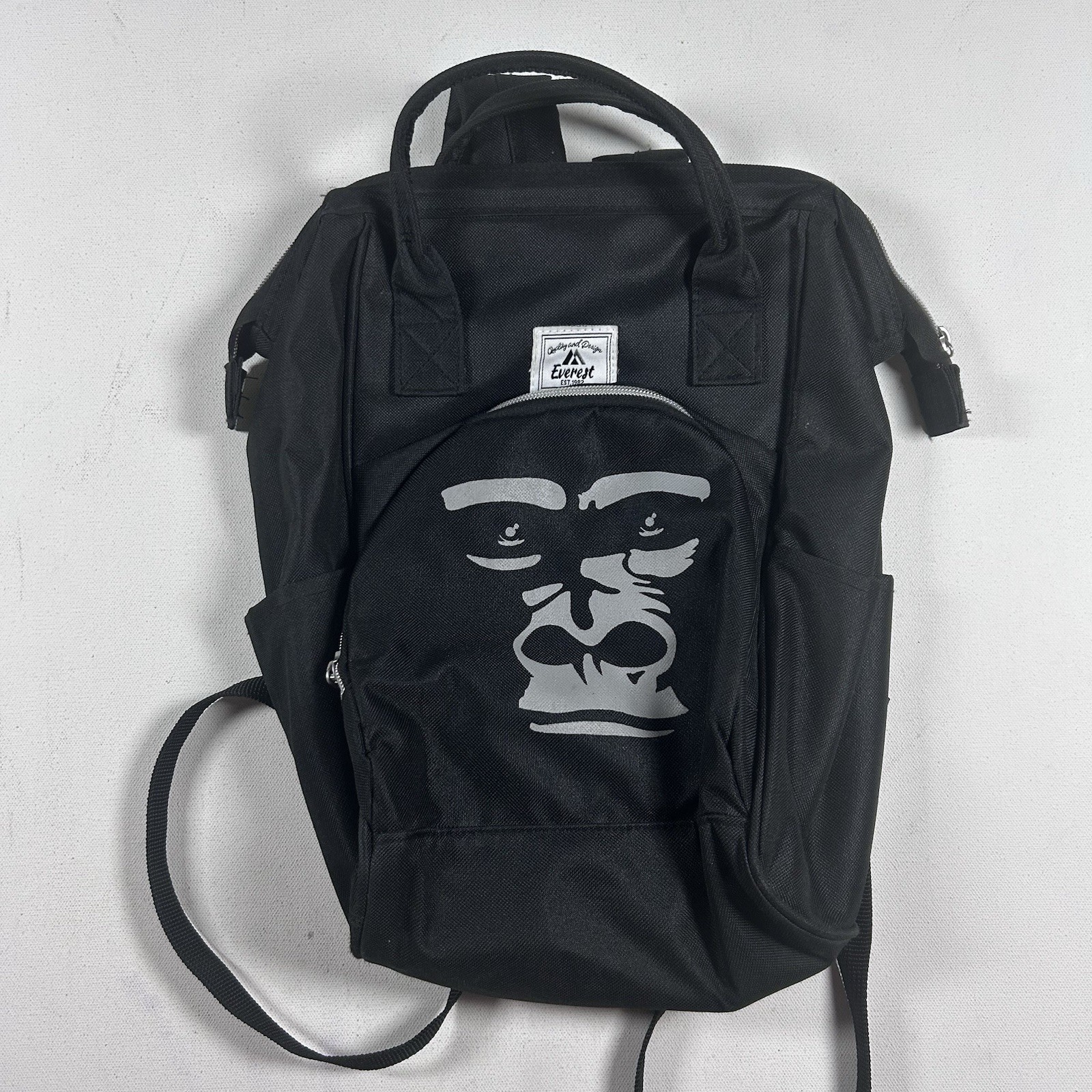 Everest Backpack Rucksack Gorilla Face Graphic RARE