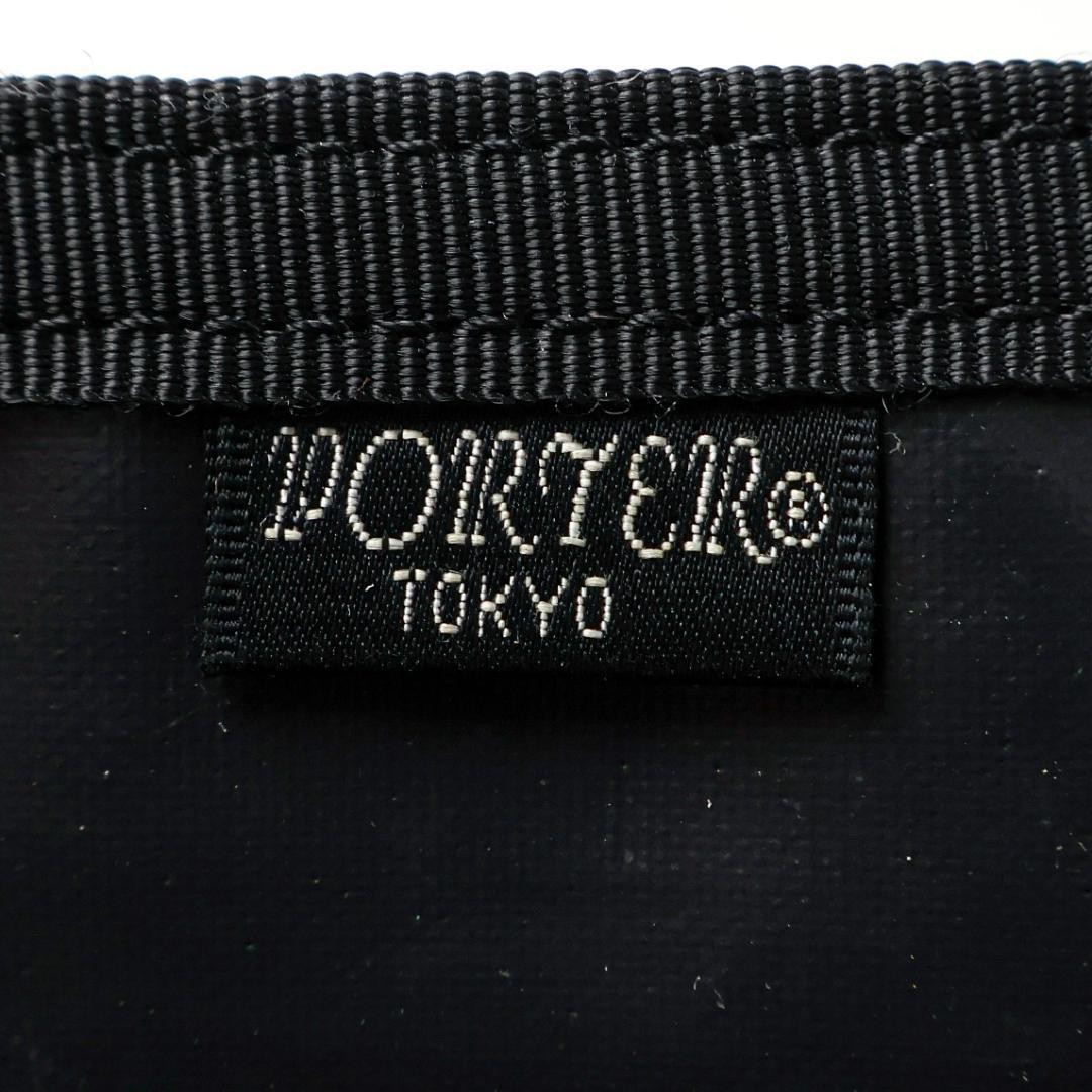 Authentic PORTER Enamel Shoulder Bag 14cm x 21cm x 23cm Black Damaged