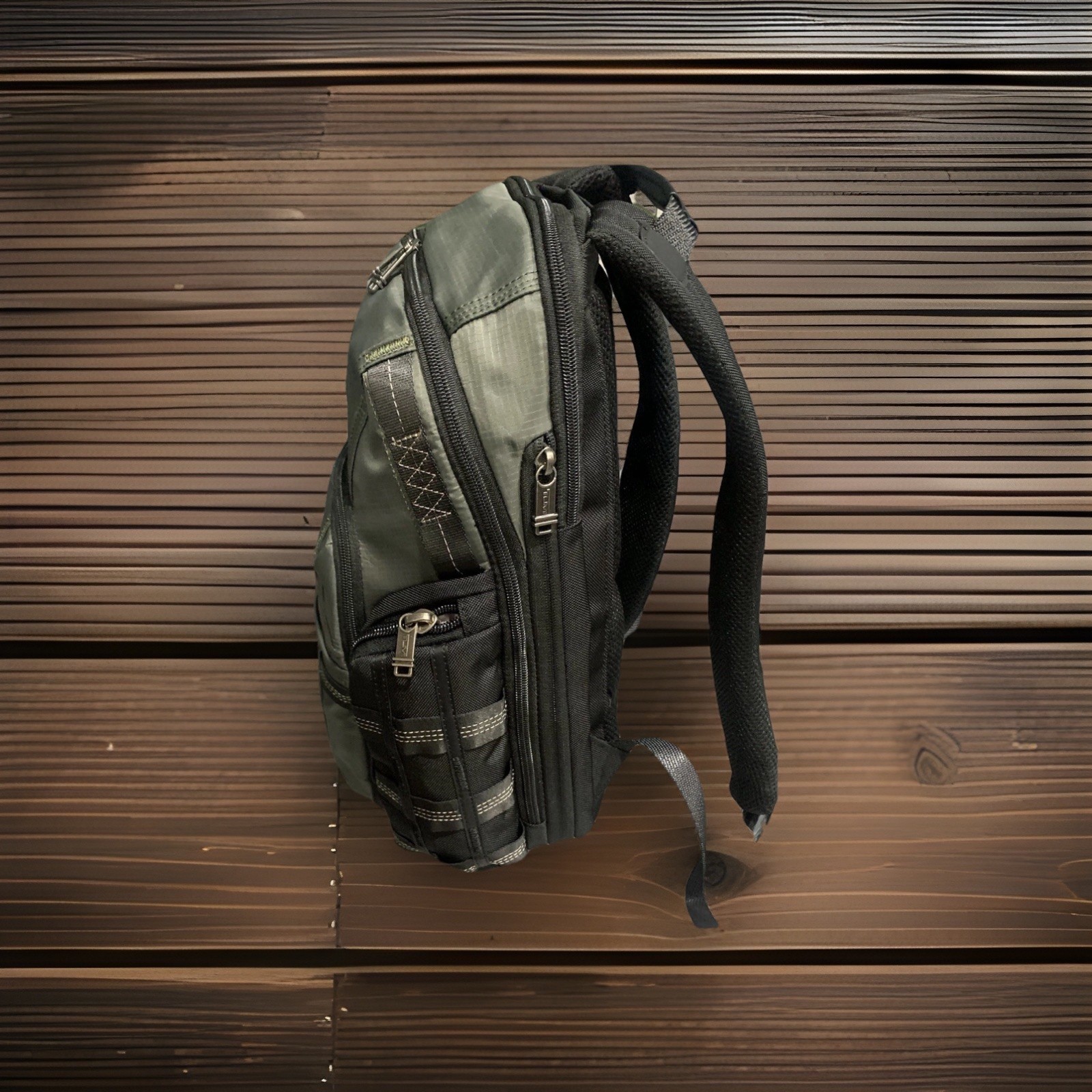 New-Tumi Alpha Bravo Navigation Backpack Green $595