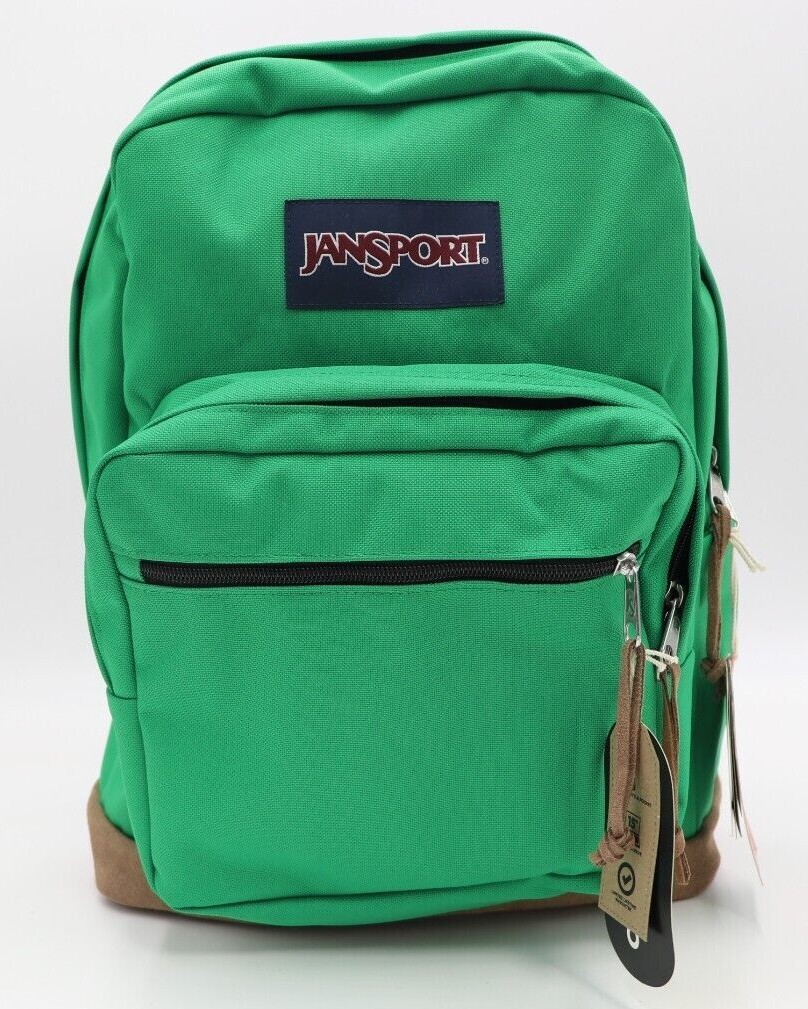 Jansport “Right Pack” Backpack Suede School Book Bag Laptop Original Authentic