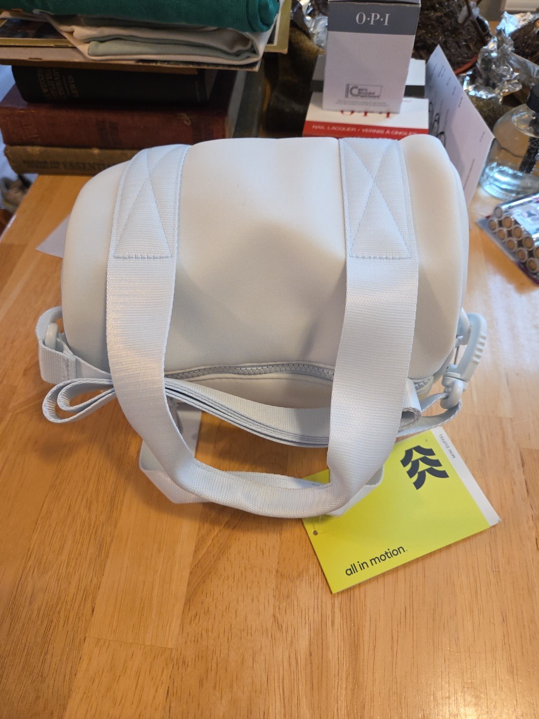 ALL IN MOTION MINIATURE DUFFEL BAG LIGHT BLUE