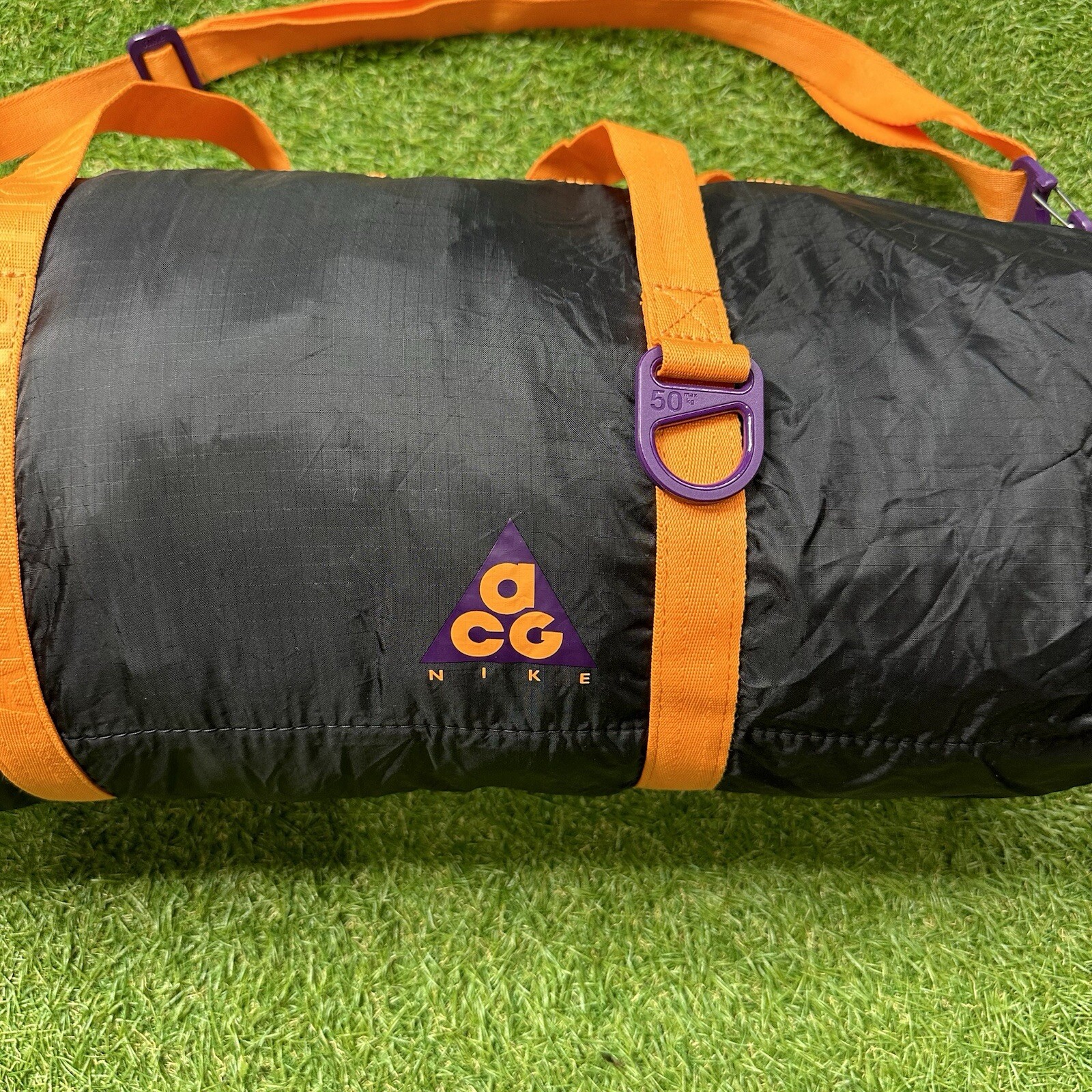 Nike ACG Packable Duffel Bag Workout Running Sports Rucksack Packable Rare HTF