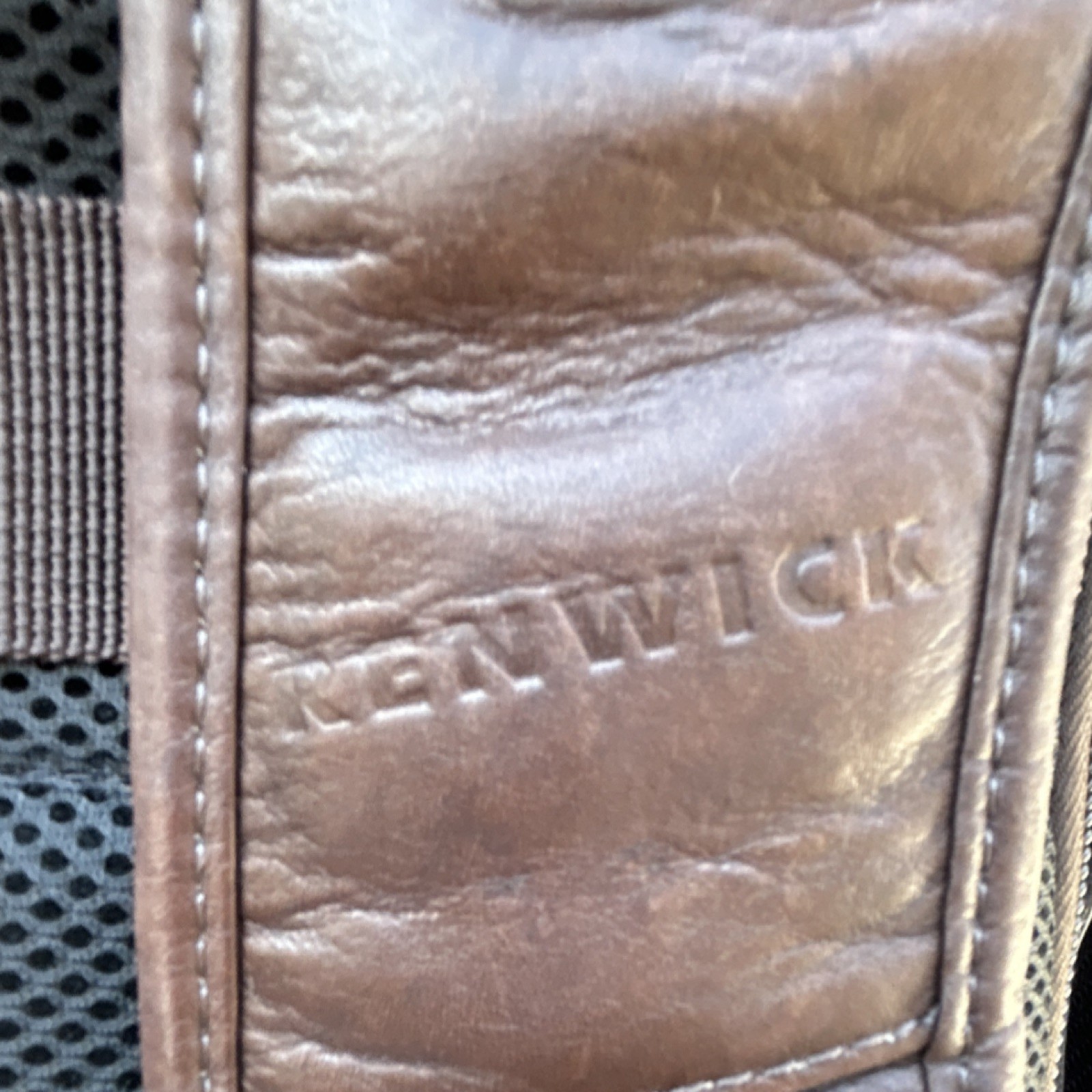 Renwick Brown Men’s Backpack Adjustable Strap Padded Inner & Outer Pockets