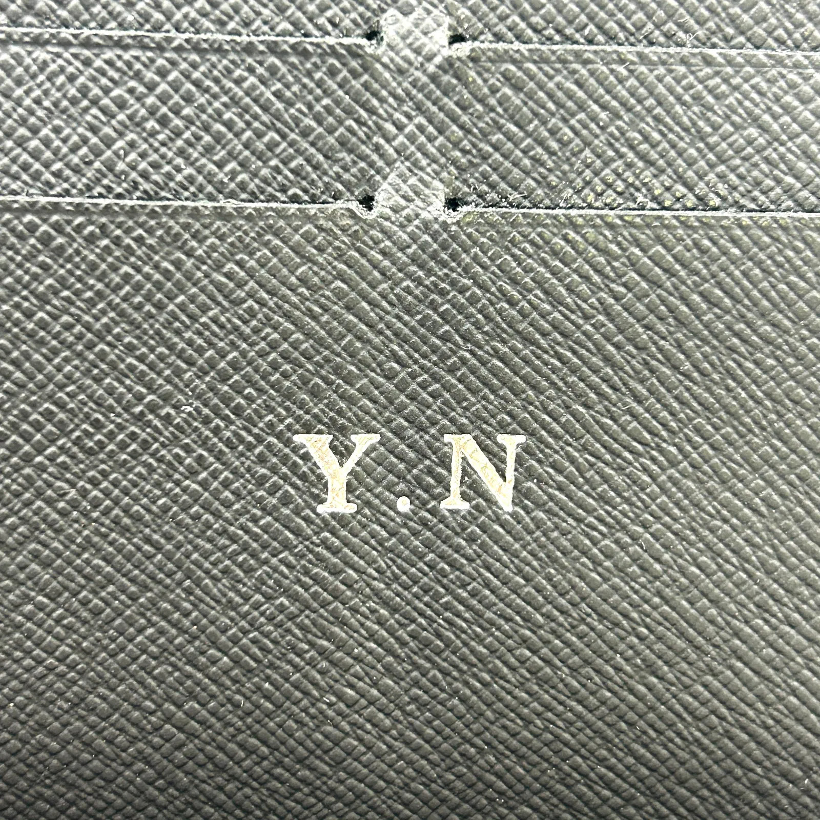Louis Vuitton N60111 Damier Graphite Zippy Organizer NM Long Wallet Hot Stamped