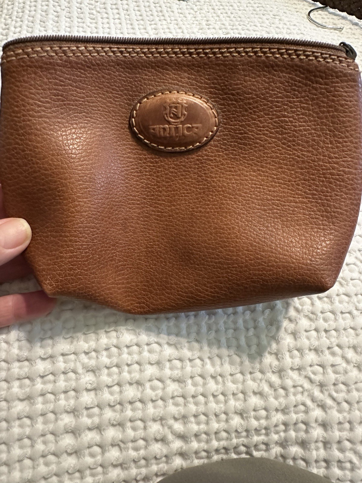 Vintage Basido Leather Wash Bag