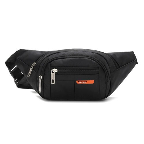 Waterproof Sport Runner Waist Bum Bag Running Jogging Belt Pouch Zip Fanny Pack