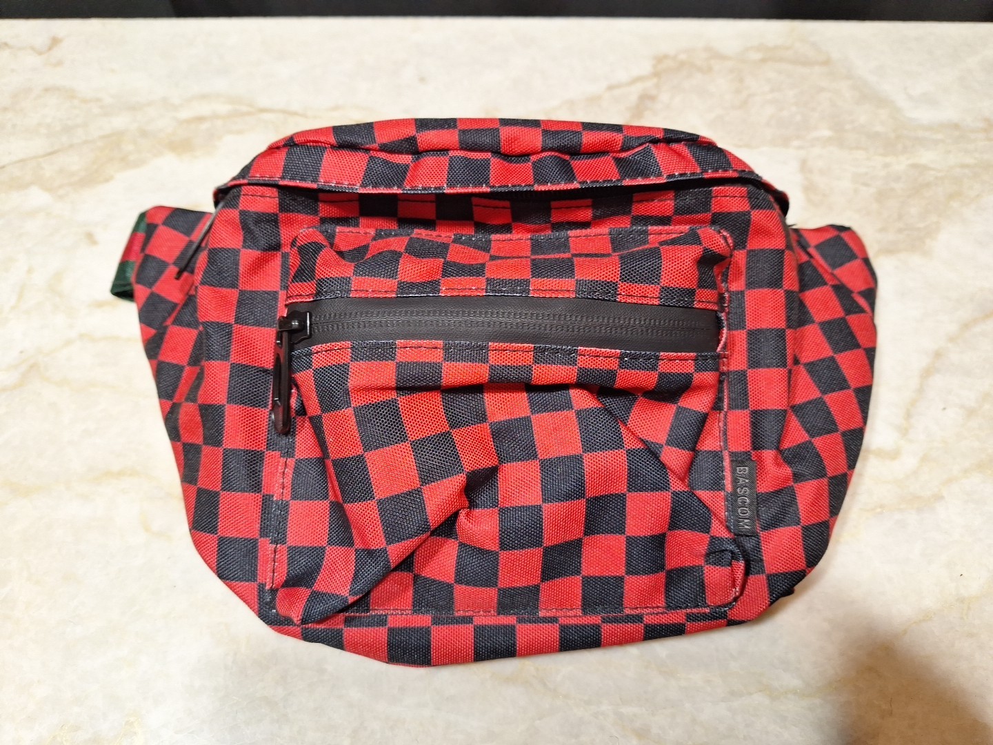 Bascom Projects Crossbody Waist Bag Fanny Pack Belt Festival Pouch Checkered