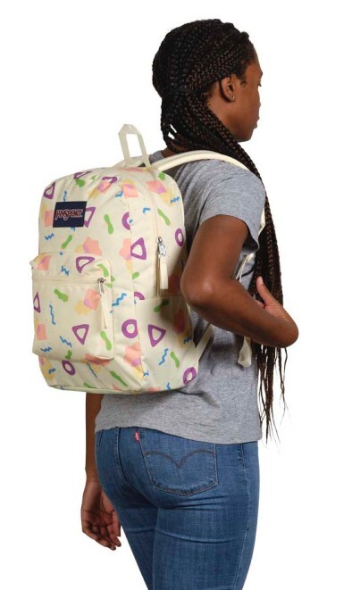 NEW JanSport Doubleton Backpack – Memphis Mood Neon (17″ x 12.5″ x 5.5″)