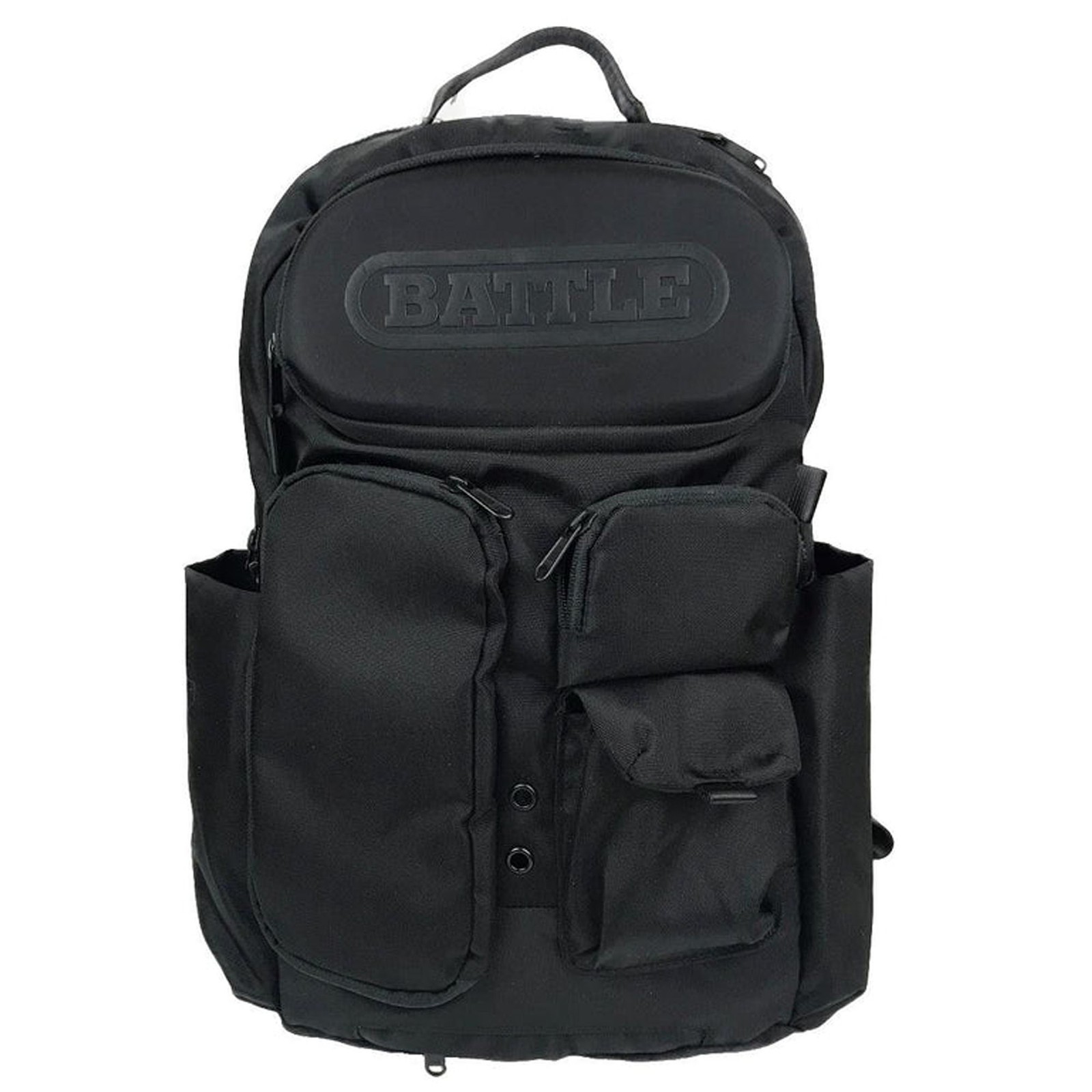 Battle Sports Arsenal Backpack, Black with Black Logo