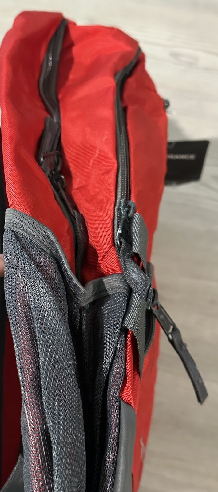 Under Armour Backpack One Size Red Black Storm 1 Laptop School Sports Travel NWT