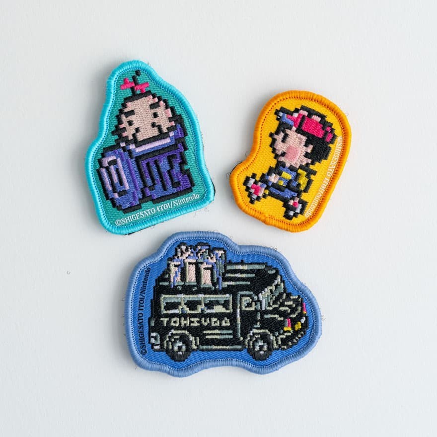 Hobonichi Mother Patches Set EarthBound Nintendo Japan Limited Badge