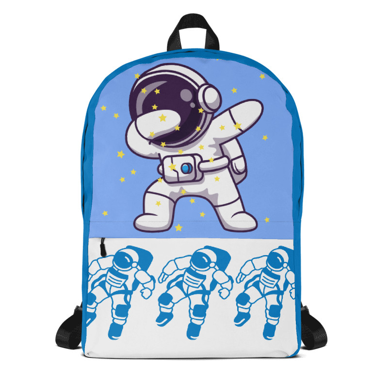 Astronauts Blue Backpack School Bag