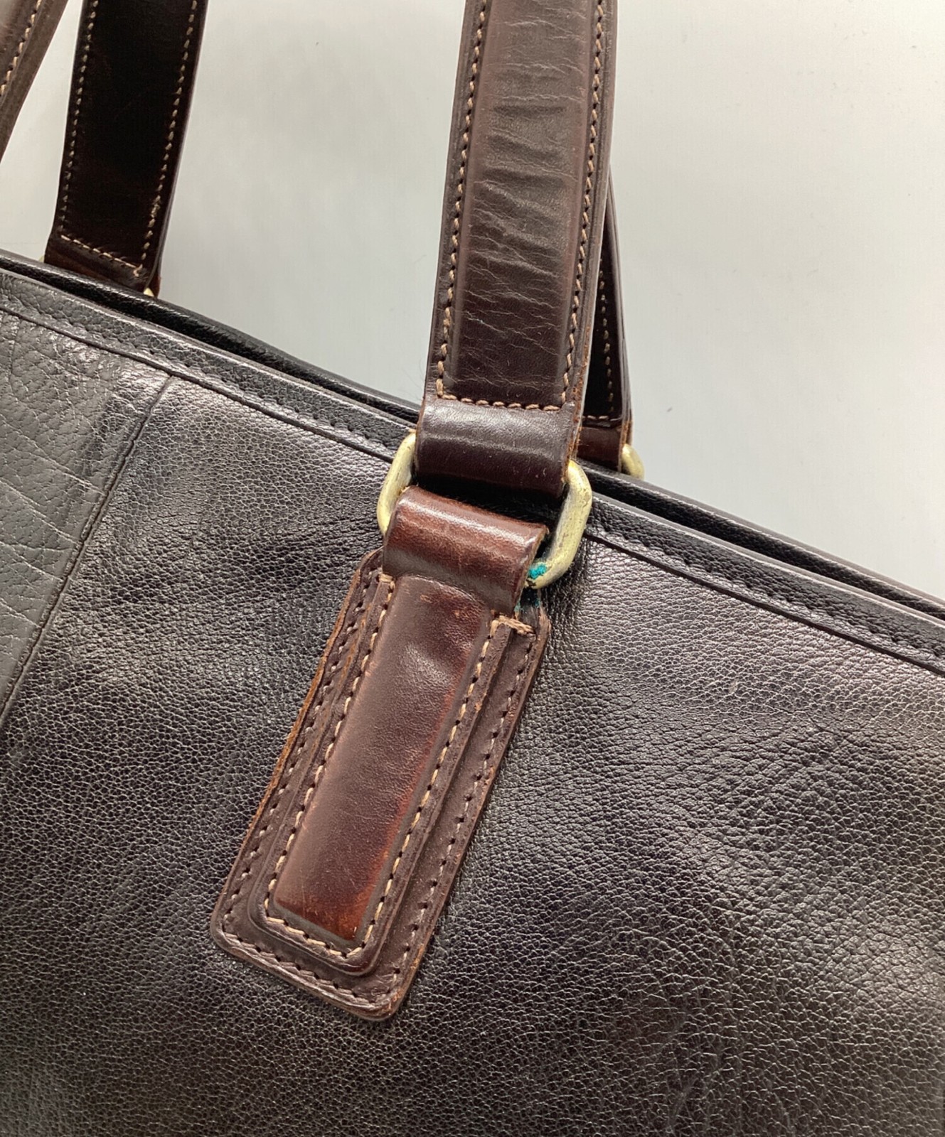 TSUCHIYA KABAN Briefcase Brown Authentic From Japan