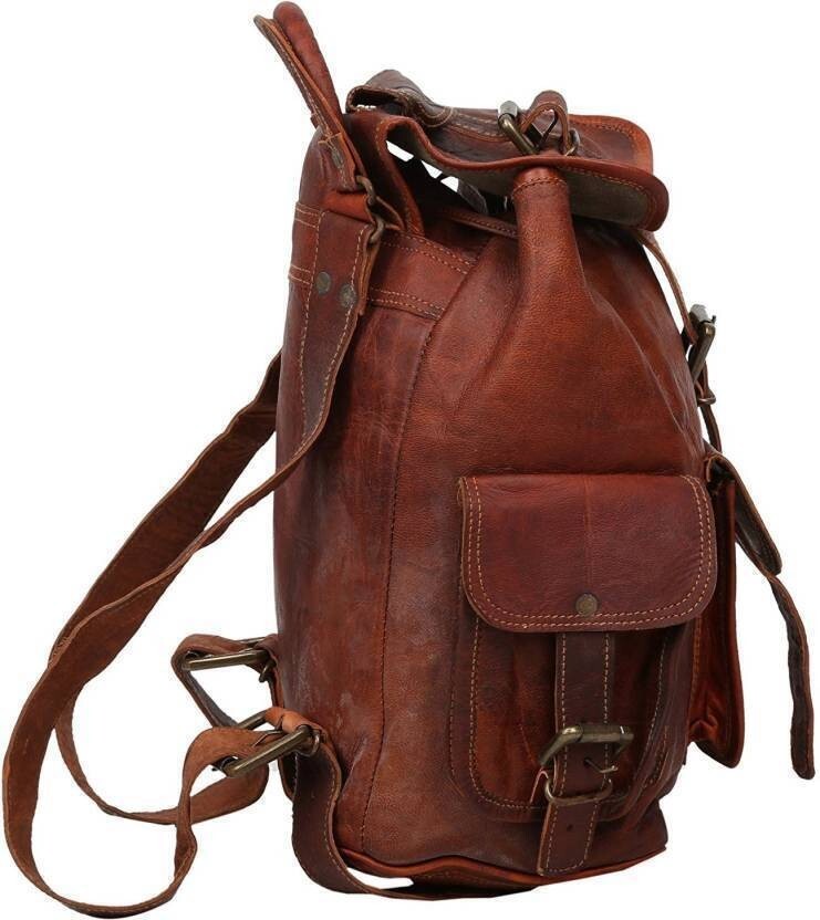 Bag Leather Backpack Men S Laptop Satchel Genuine Rucksack Shoulder Bag