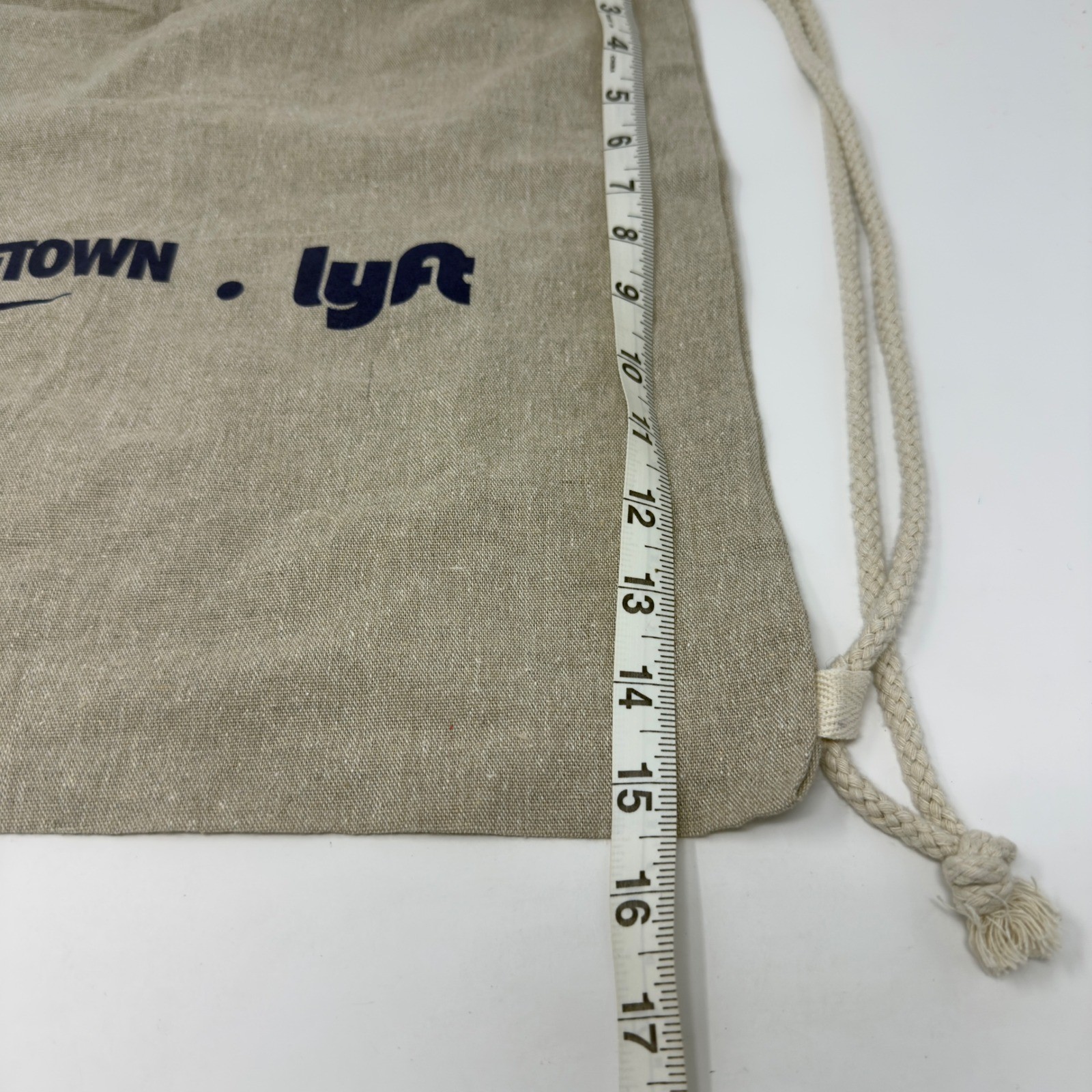 Nike Biketown Lyft Drawstring Backpack Tote Bag Oatmeal Linen SM-5894NT