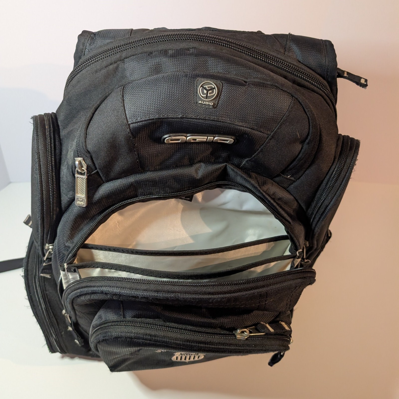 Union Pacific Ogio Mastermind Backpack, Black, Embroidered Logo, Utah, Railroad