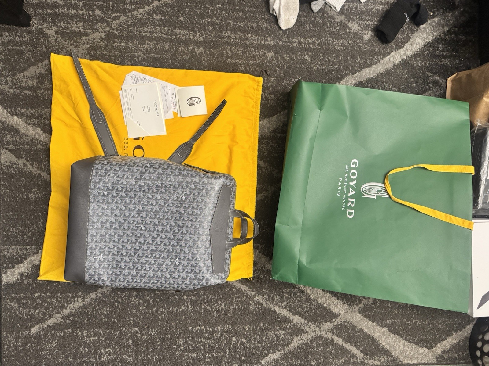 Grey Goyard Cisalpin Backpack
