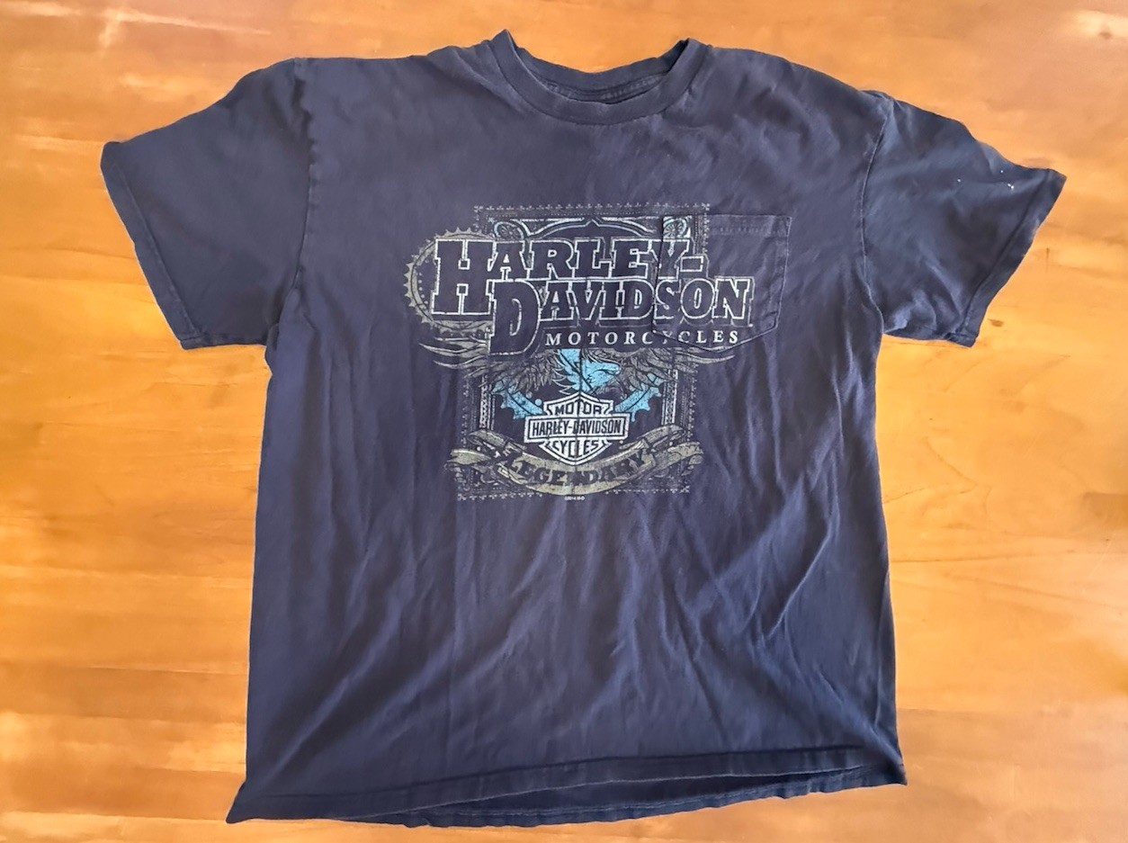 Harley Davidson Motorcycle 2014 Yucca Arizona Chest Pocket Shirt Men’s XL
