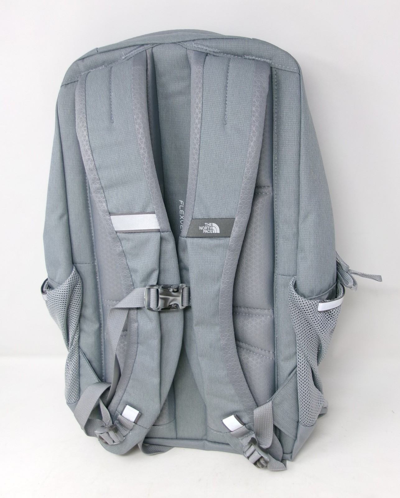 The North Face Vault Backpack- Mid Grey Dark Heather/TNF Blk-NPF, OS-GENTLY_USED