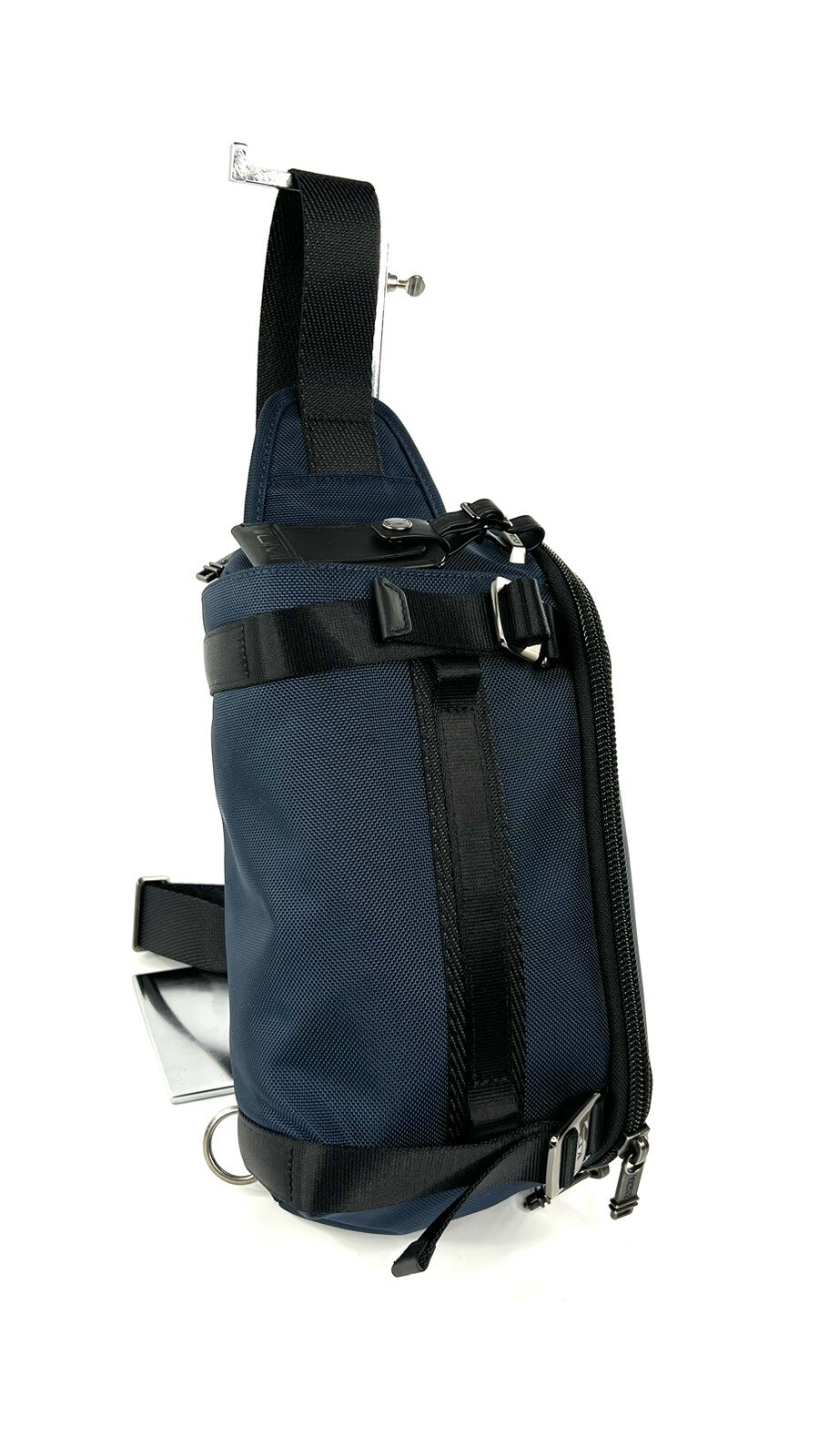 TUMI Alpha Bravo Platoon Sling Navy Blue and Black Shoulder Bag Crossbody