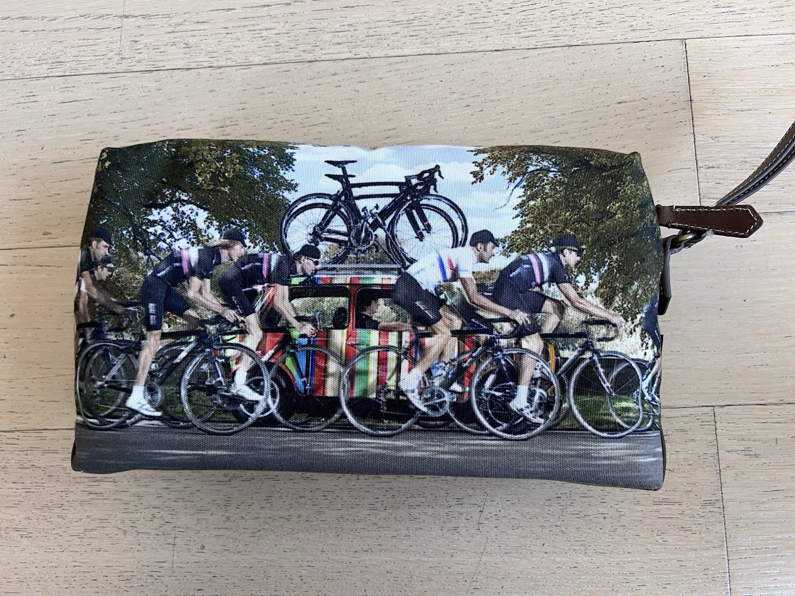 Paul Smith /Rapha Condor Sharp LE Mini Cooper Canvas Leather Wash Dopp Kit Bag