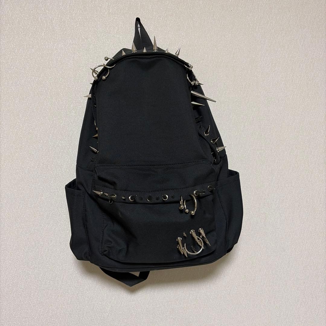 Black Spike Backpack No Accessories From Japan