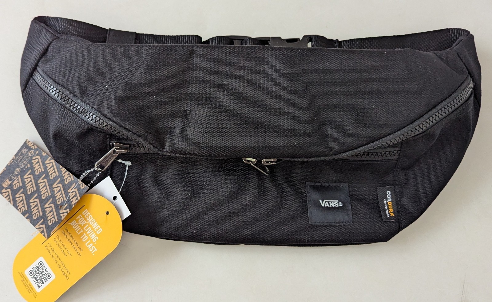 VANS WARD Crossbody Cordura Gym black bag Brand New