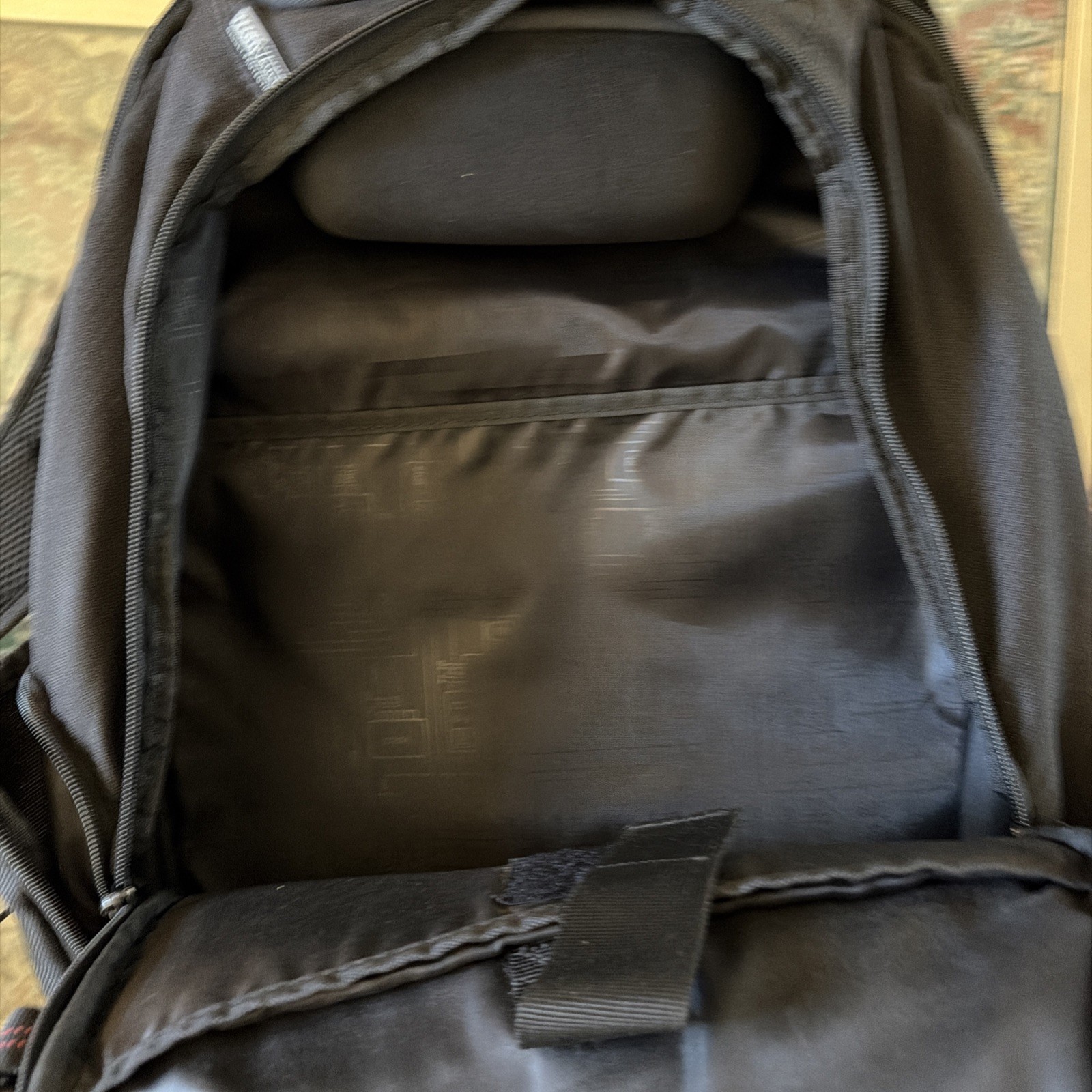 OGIO AIRFLOW Black w/Red Stitching Tech Vault Armored Pocket Backpack