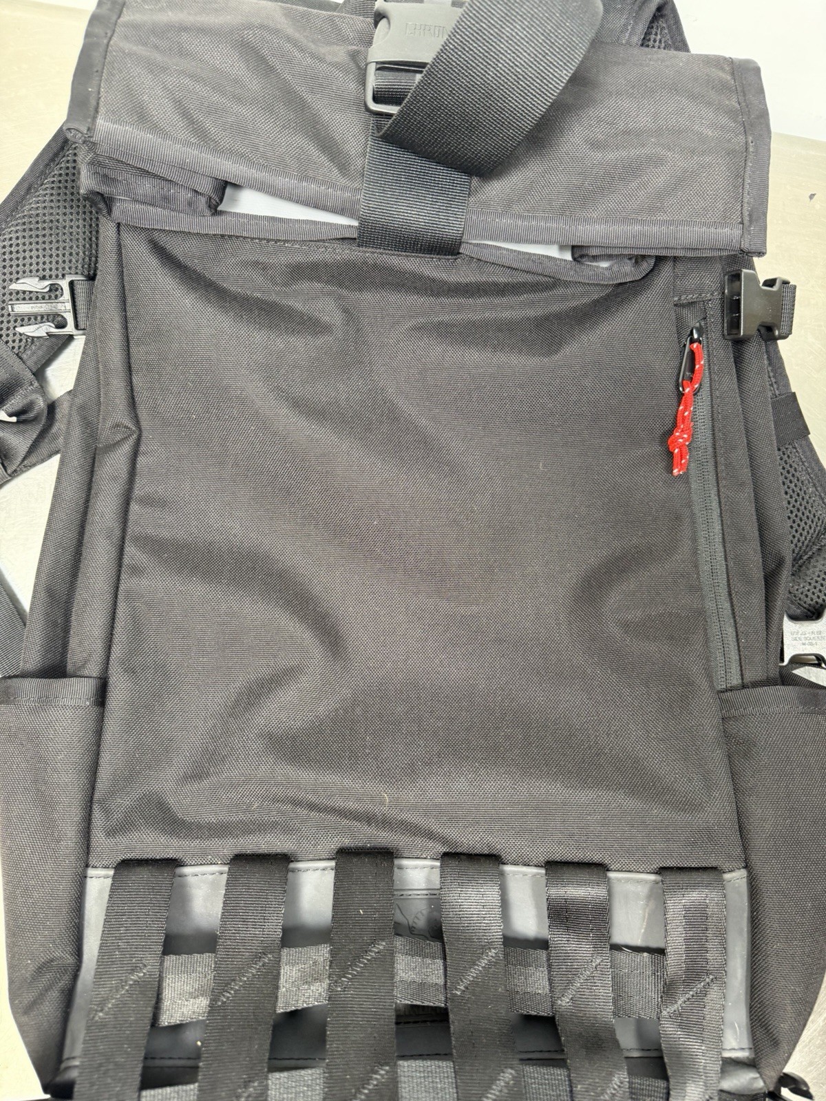 Chrome Industries Barrage Cargo 22L Waterproof Roll-Top Satchel Backpack Black