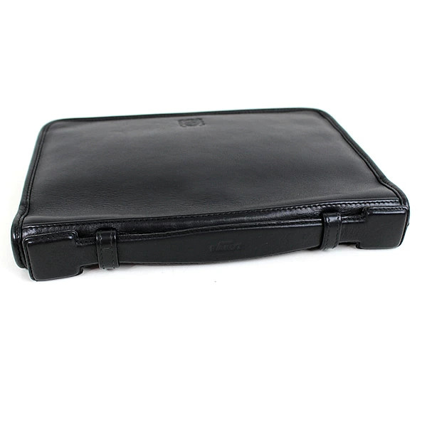 LOEWE long wallet round zipper clutch bag black r058 used