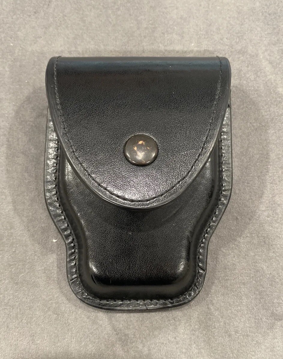 Tuff Products Black Handcuff Case 5” X 4 1/2” fits Standard Or Link Cuffs 6799