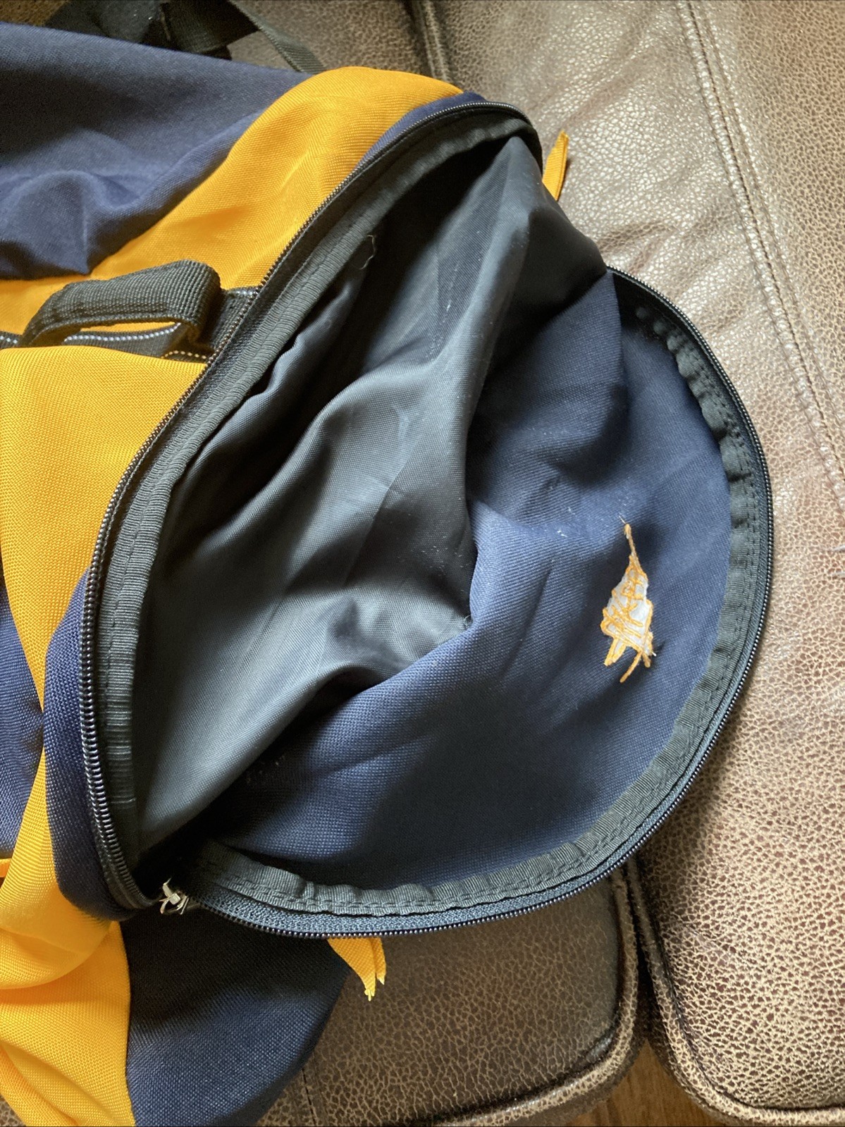 Vintage Stussy Backpack – Maize/Blue – Used – VG