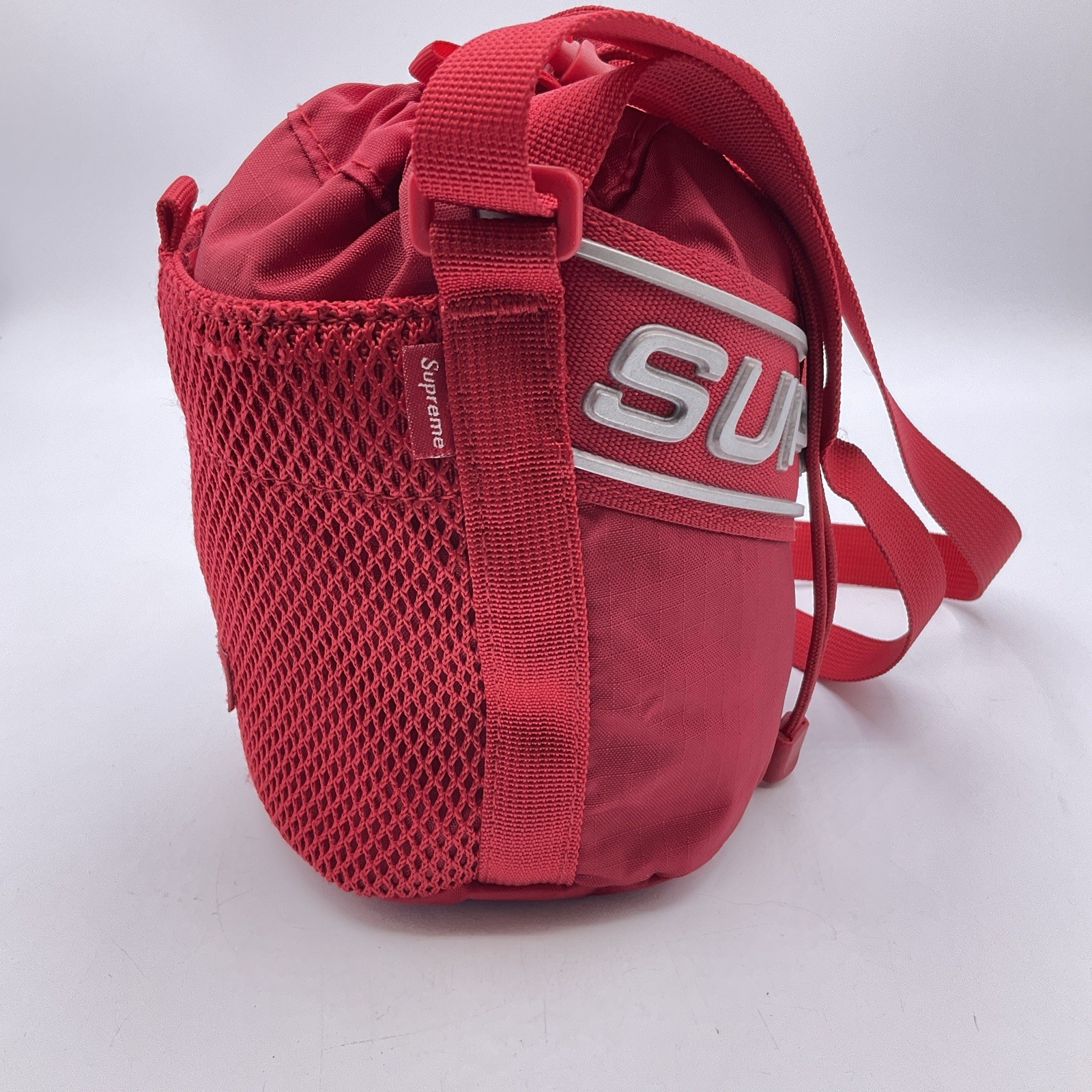 Supreme FW23 3D Logo Small Cinch Pouch Red