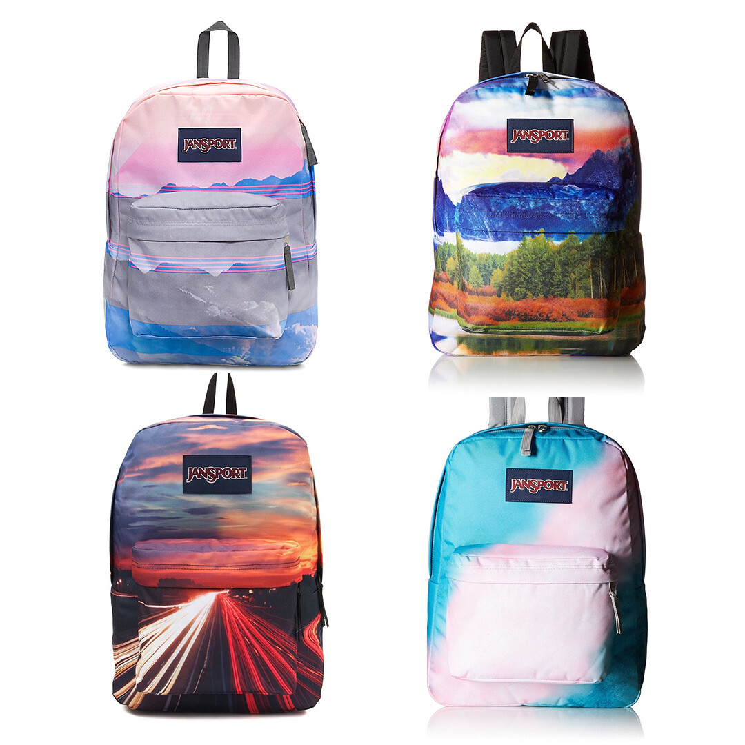Jansport “High Stakes” Superbreak Backpack Book Bag Artists Original Authentic