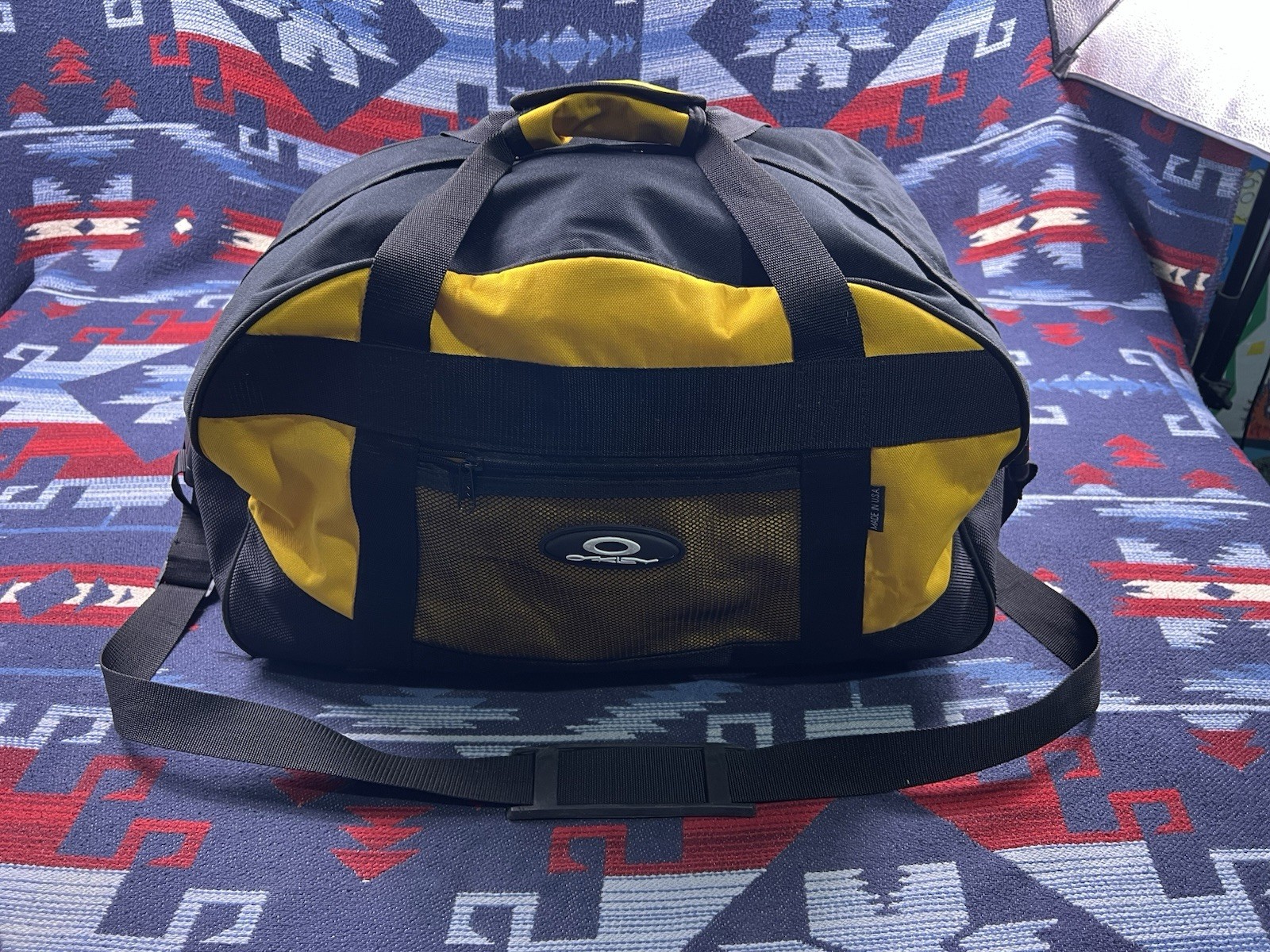 Vtg USA Made! Oakley Software Overnighter Duffel Bag Luggage Gym Carry On Travel