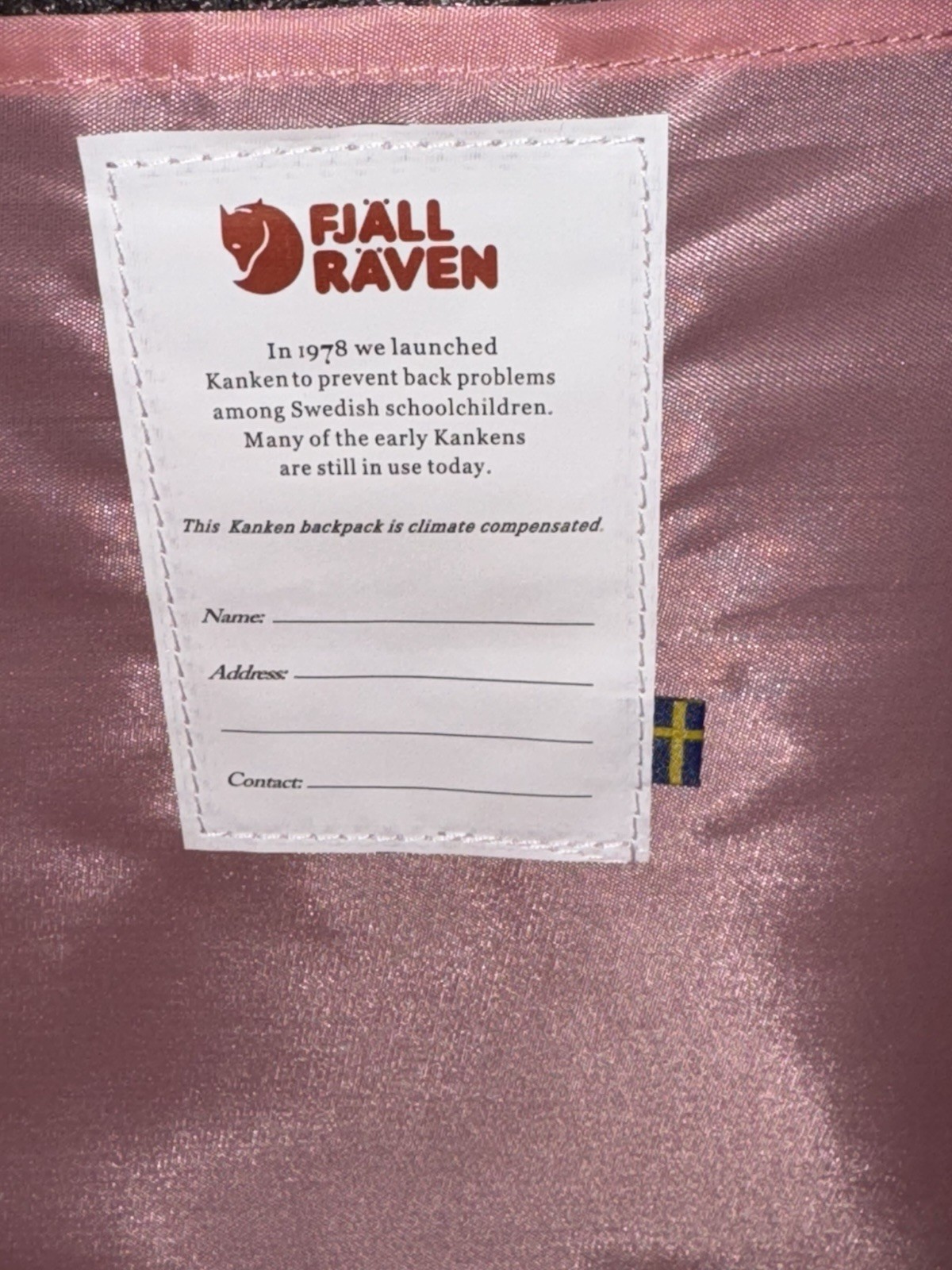Fjallraven Kanken Backpack Pink Classic Laptop School Travel Daypack