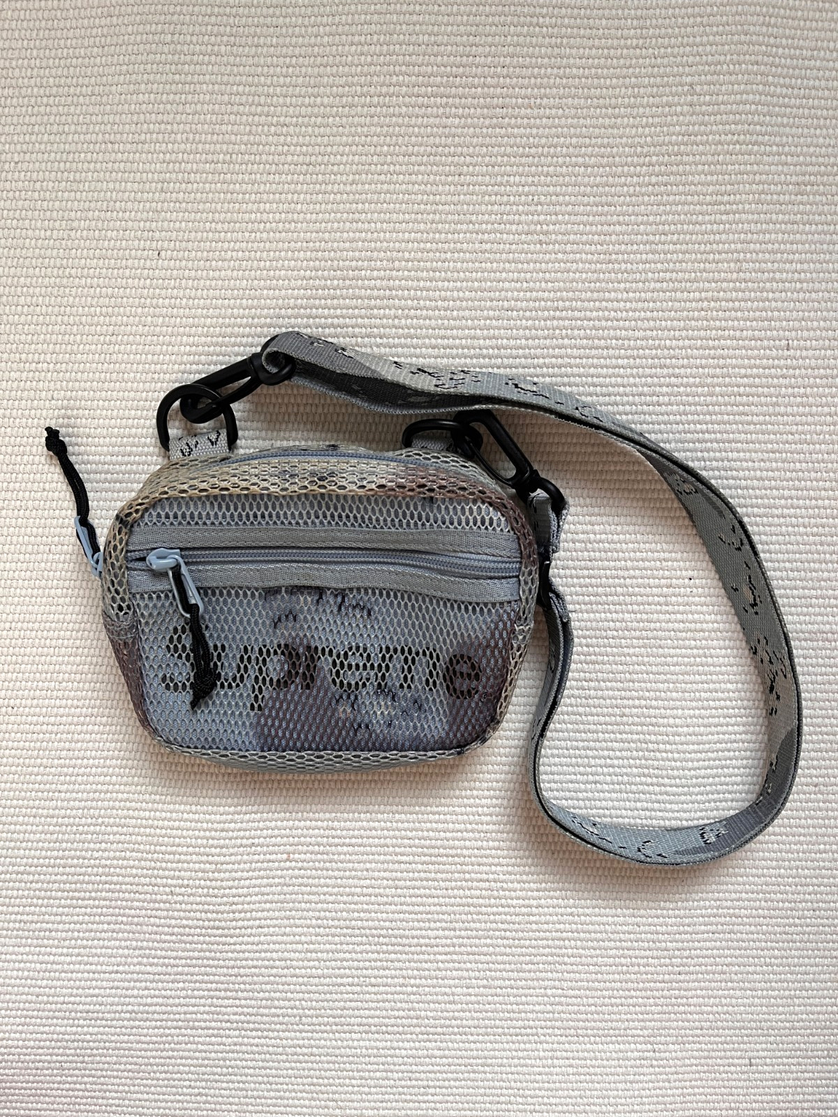 Supreme Small Shoulder Bag (SS20) in Blue Chocolate Chip Camo