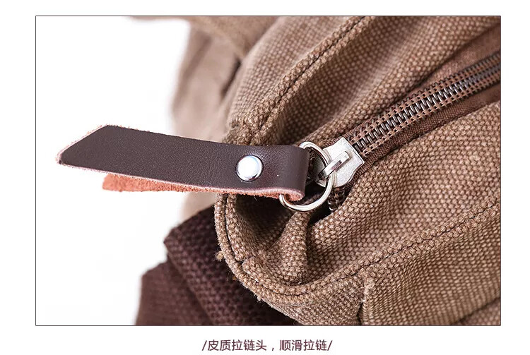 Men’s Canvas Cross Body Bag Messenger Shoulder Book Bags School Satchel Vintage
