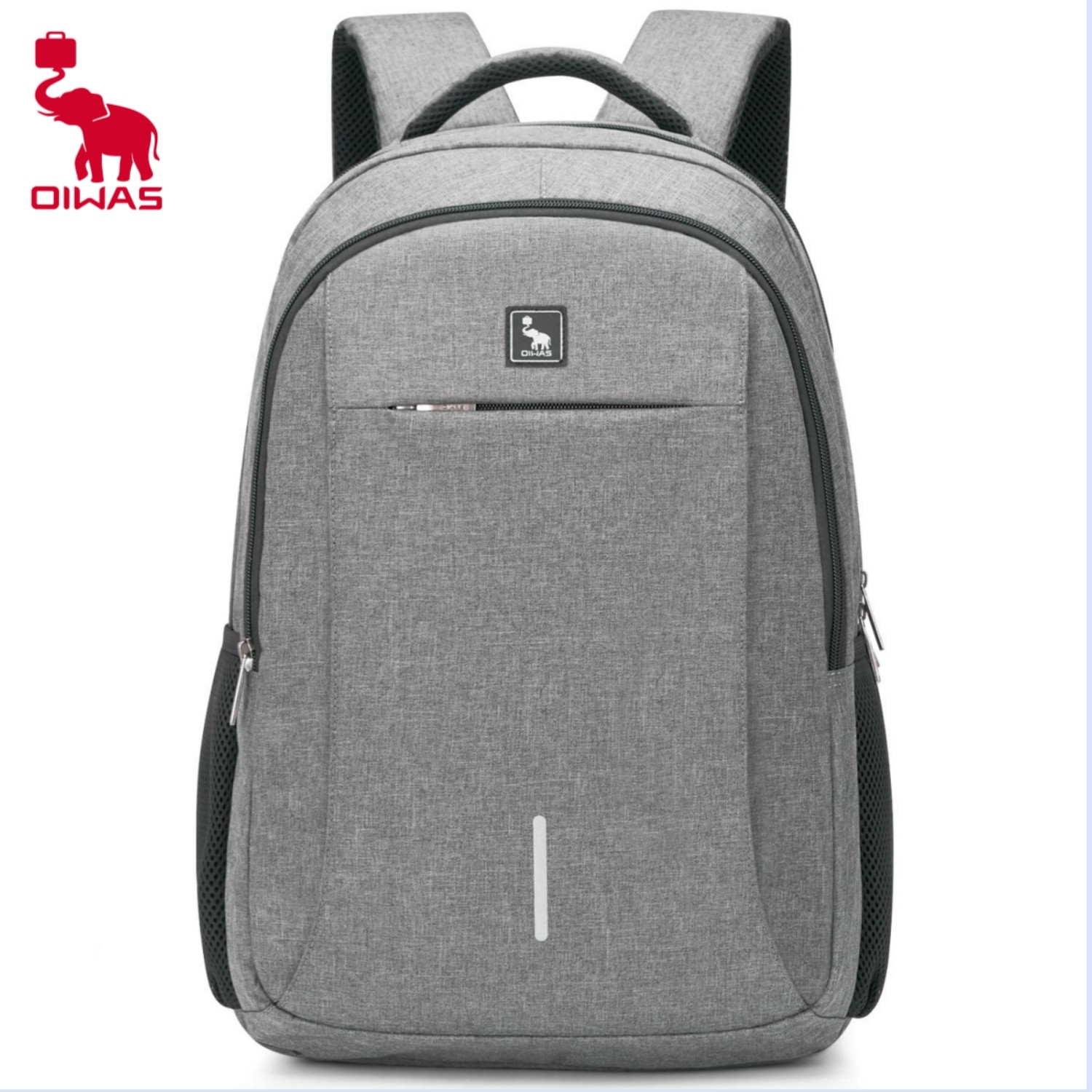 OIWAS 17″ Laptop Backpack For Men Women 29L Work Travel Bag School Book Bag Gray